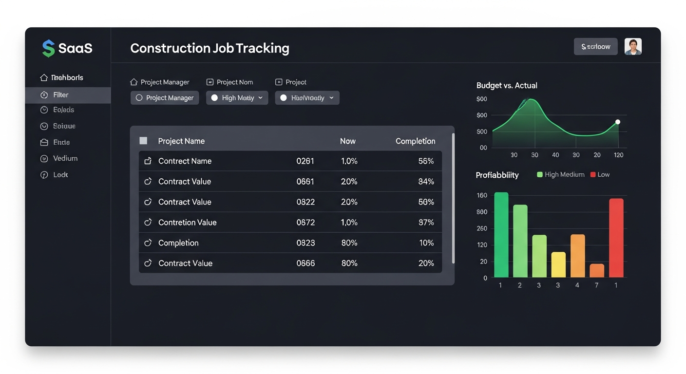 Job Cost Tracking Dashboard